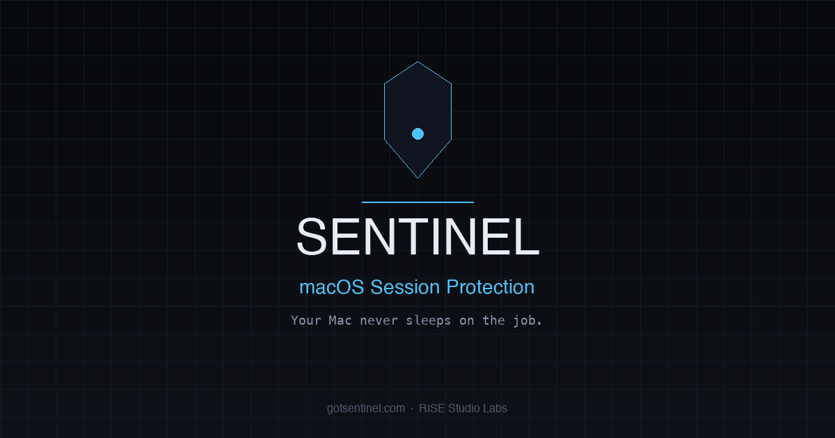 SENTINEL — macOS Session Protection by RISE Studio Labs